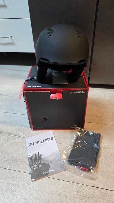 Alpina Grand Kask narciarski unisex  czarny mat Rozmiar L 57-61 cm