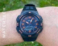 Годинник наручний Casio AQ-S800W-1B2 новий оригінал сонячна батарея