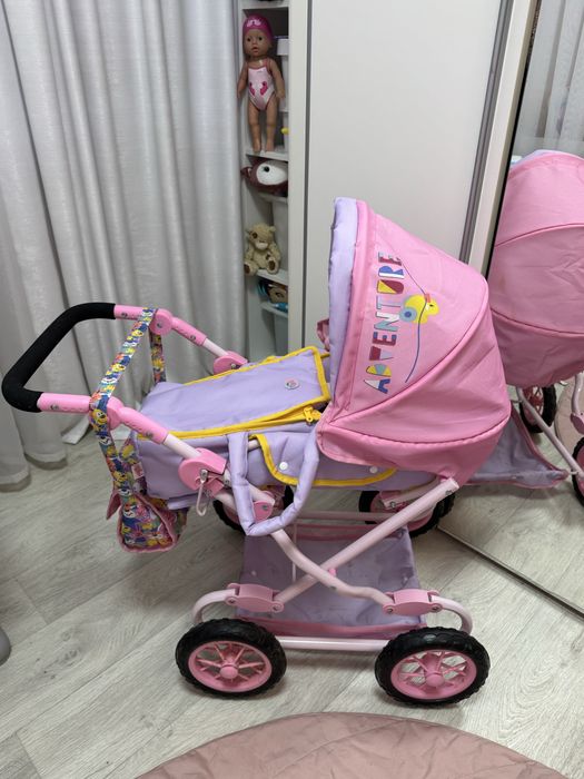 Коляска для ляльки Baby Born Делюкс S2  + Подарунок (маленька коляска)