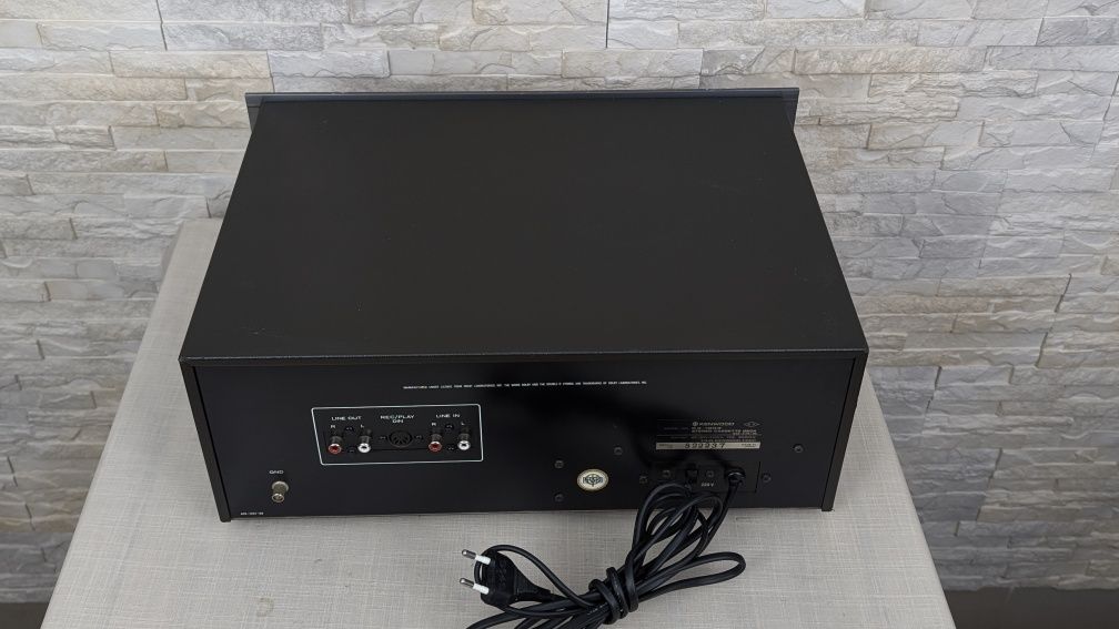 Kenwood KX-1003 Wysokiej klasy magnetofon kasetowy 3-głowicowy vintage