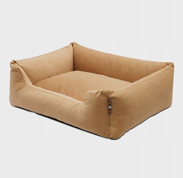 Legowisko dla psa 80 cm/65 cm rozm. L wygodna sofa leżanka kanapa Beż