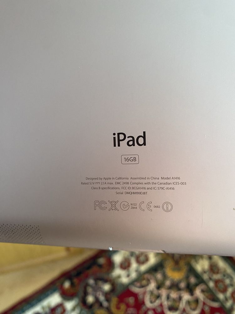 iPad A1416  (3‑го покоління) Wi-Fi 16gb