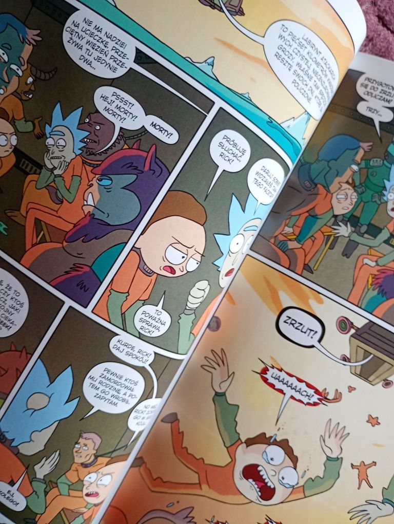 Książka komiks Rick and Morty