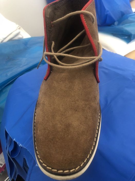 Botas de camurca camel