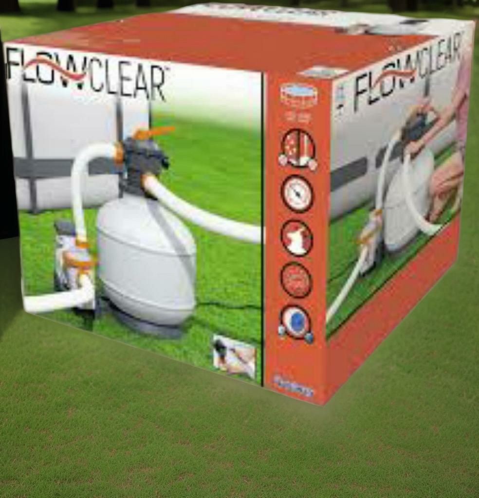 Pompa piaskowa do basenu Flowclear z timerem 8327 l/h, 280 W Bestway