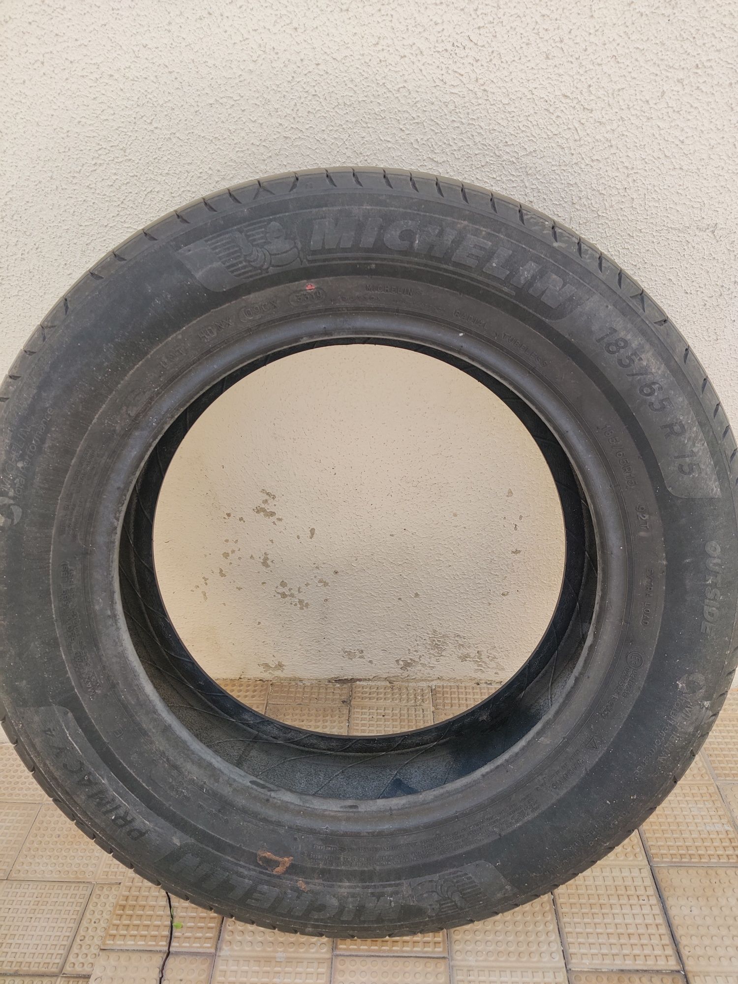 Roda jante -  3 pneus usados para utilização como suplente