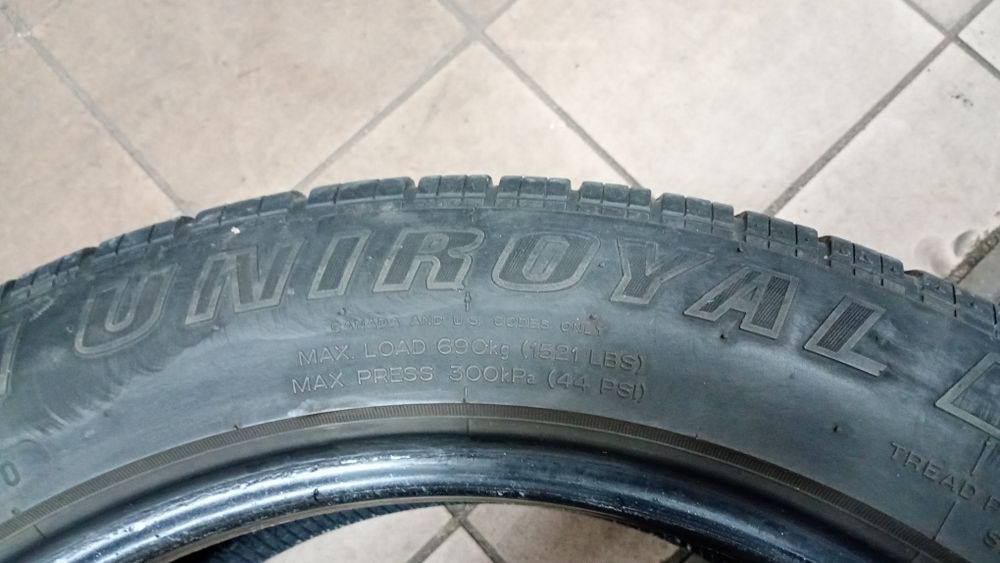 Sprzedam komplet opon całorocznych 215/55R18 Uniroyal Tiger Paw AWP3