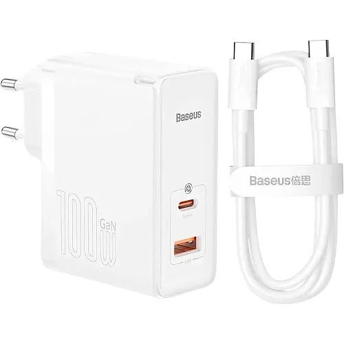 Сетевое зарядное устройство Baseus GaN5 Pro Fast Charger C+U 100W
