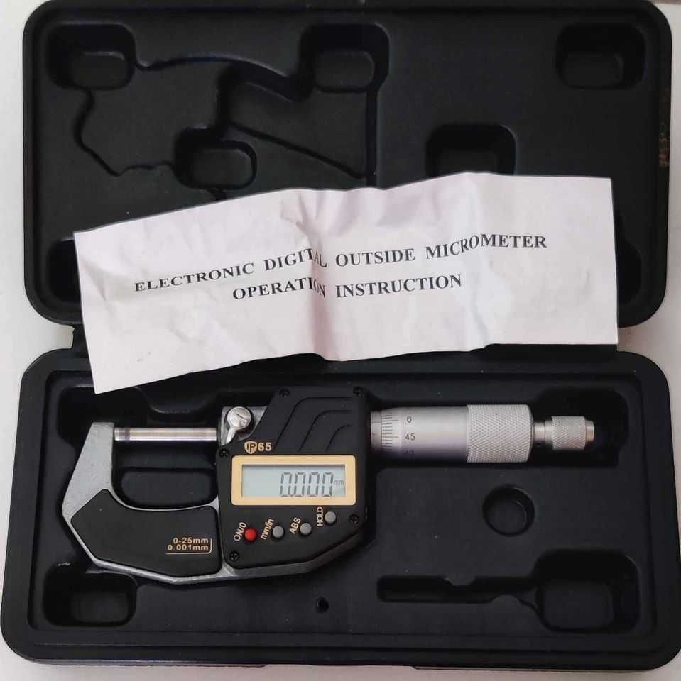 Mikrometr elektroniczny 0-25 mm 0,001