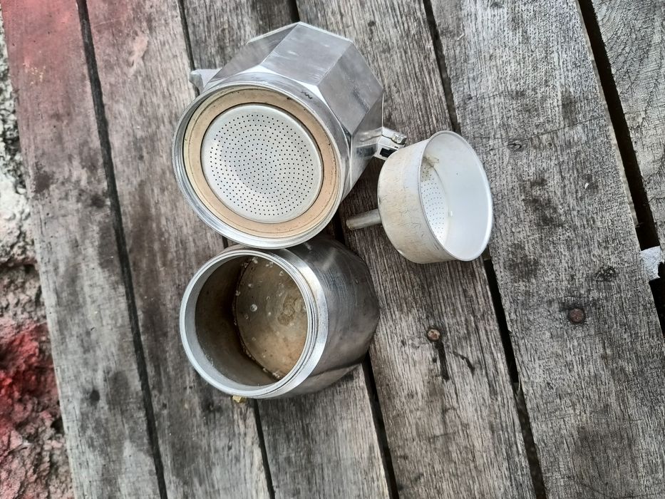 Кофеварка старинная, кофеварка на газу.