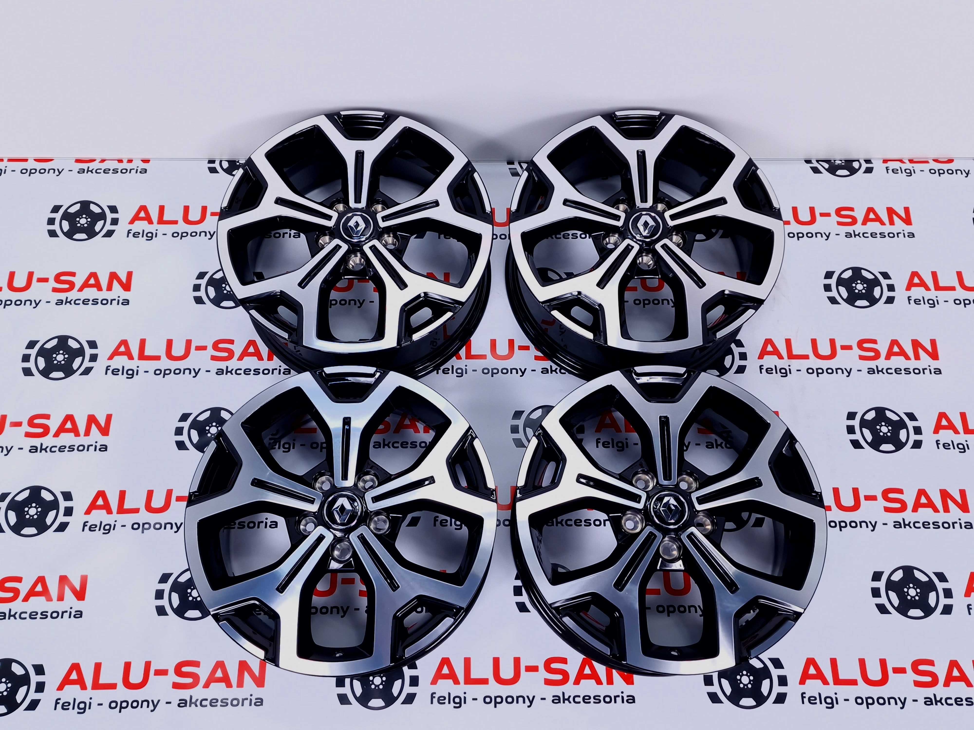 NOWE alufelgi RENAULT 17" 5x114,3 Laguna Talisman Megane - Czarne