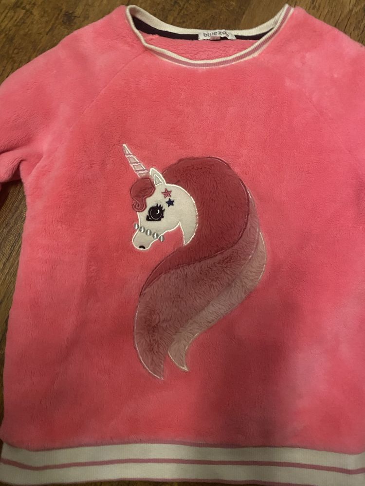 Bluza polarowa jednorożec