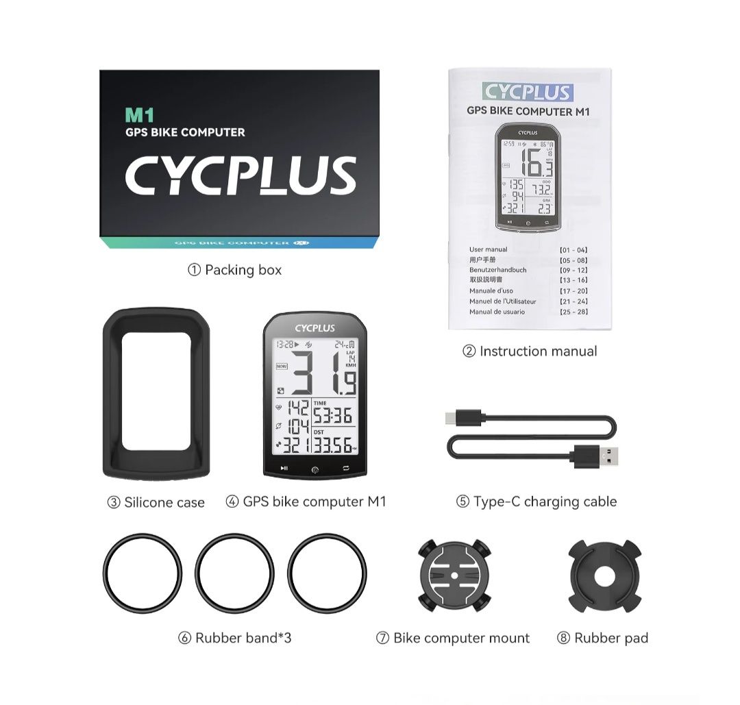 Zestaw CYCPLUS M1 Z1 2xC3