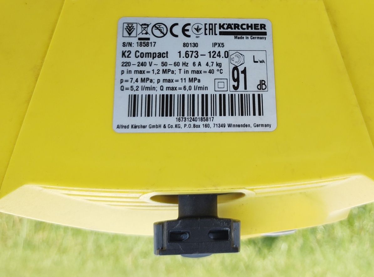 Karcher Myjka ciśnieniowa K 2 Compact