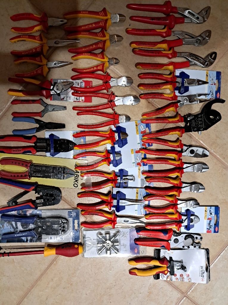 Knipex wurth wiha nws zestaw szczypce do 1000v