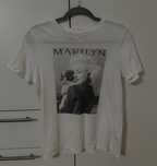 Biała bawełniana bluzka H&M Marilyn Monroe S/36