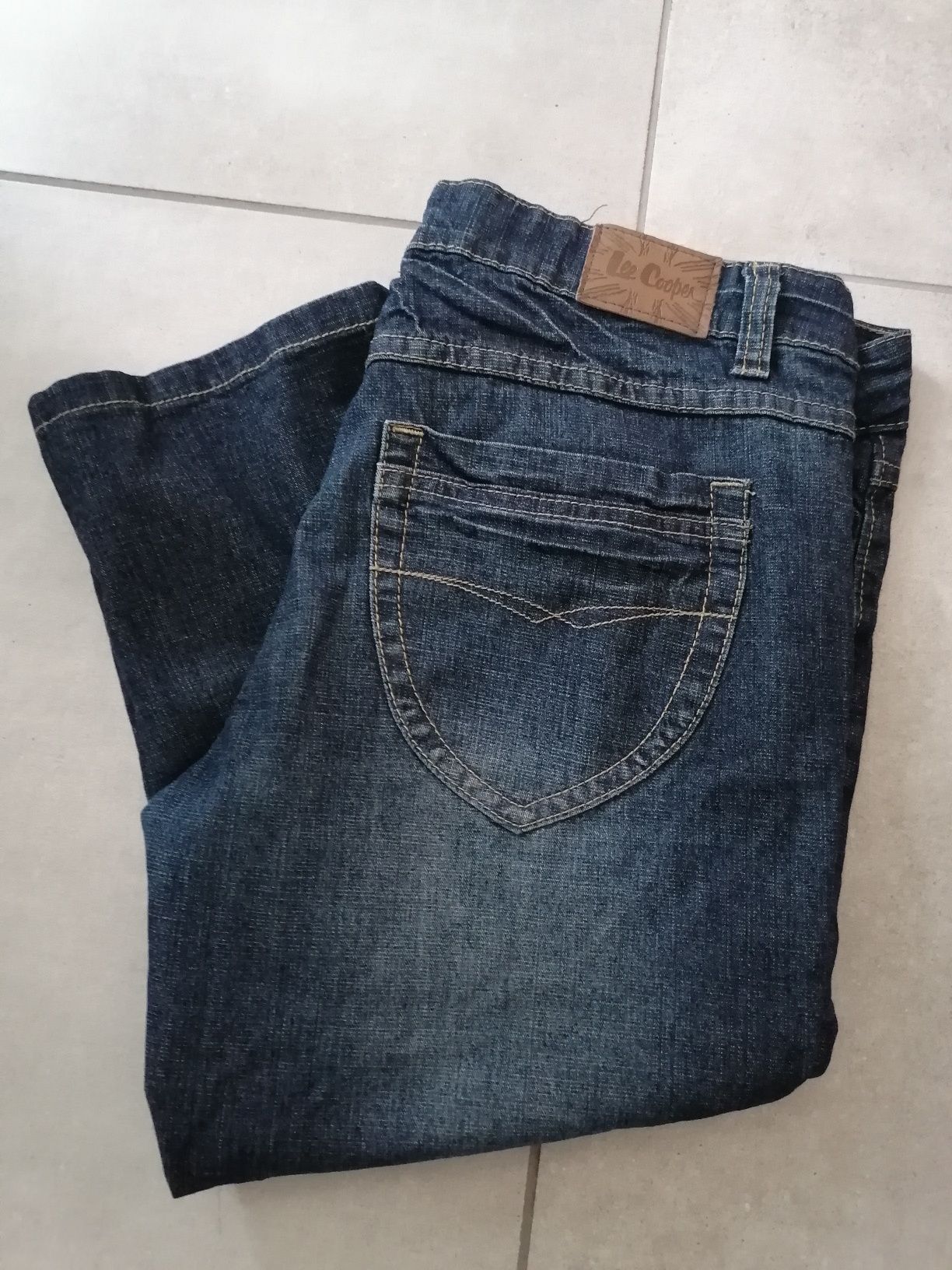 Lee Cooper spodnie spodenki jeansowe pas 90cm L / Xl