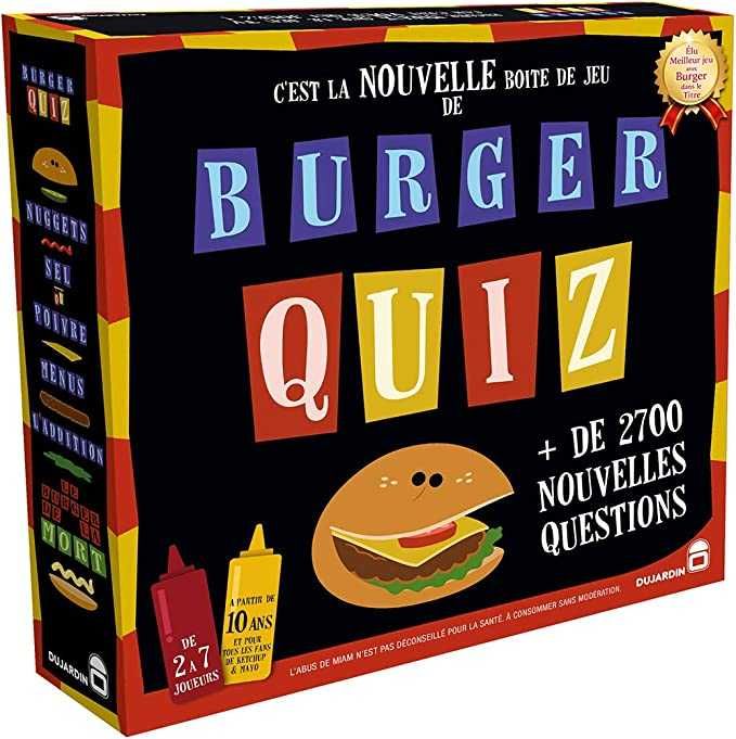 Burger Quiz Gra Planszowa Karciana