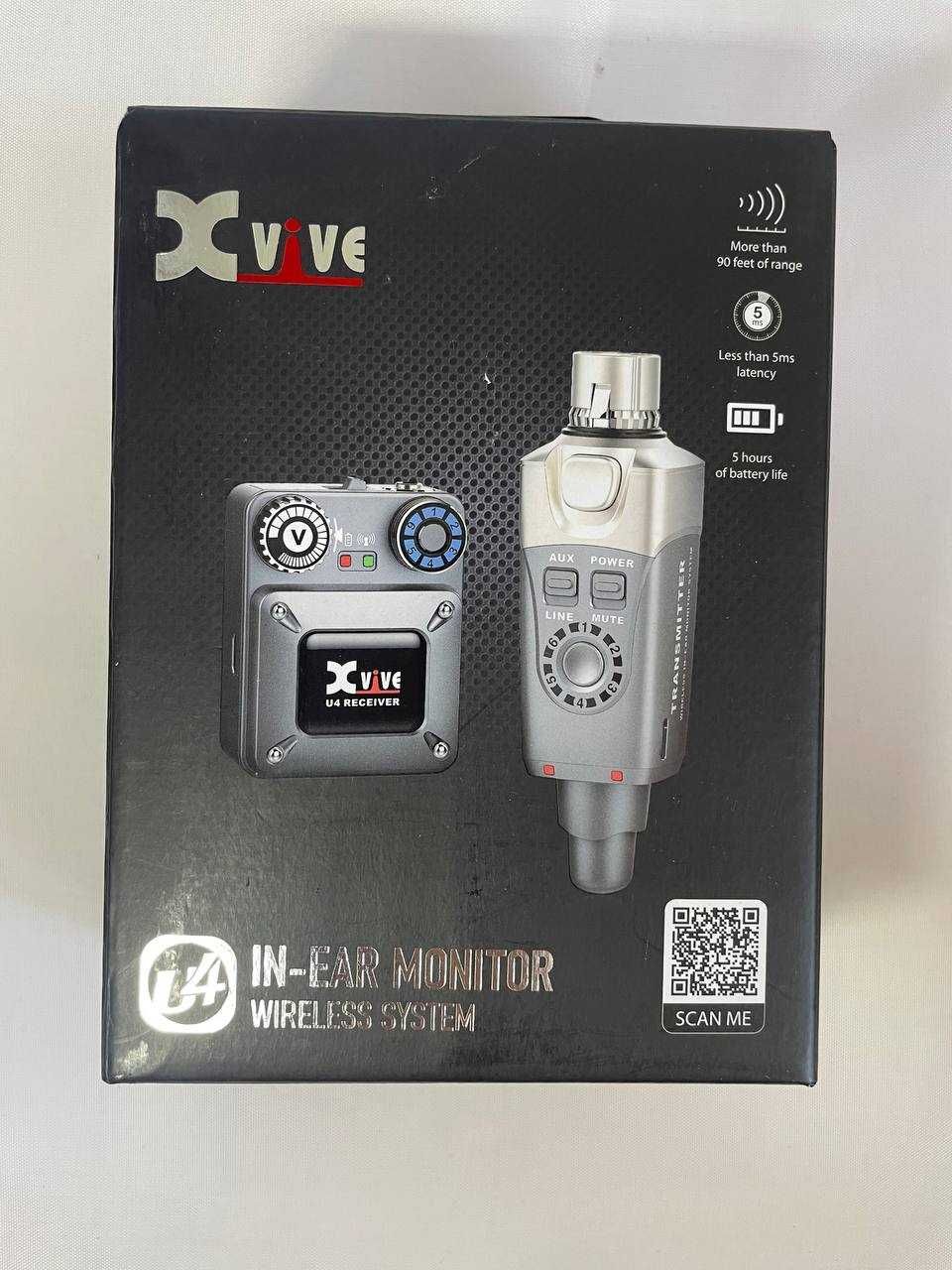 Xvive U4 bezprzewodowy zestaw do monitoringu dousznego1007