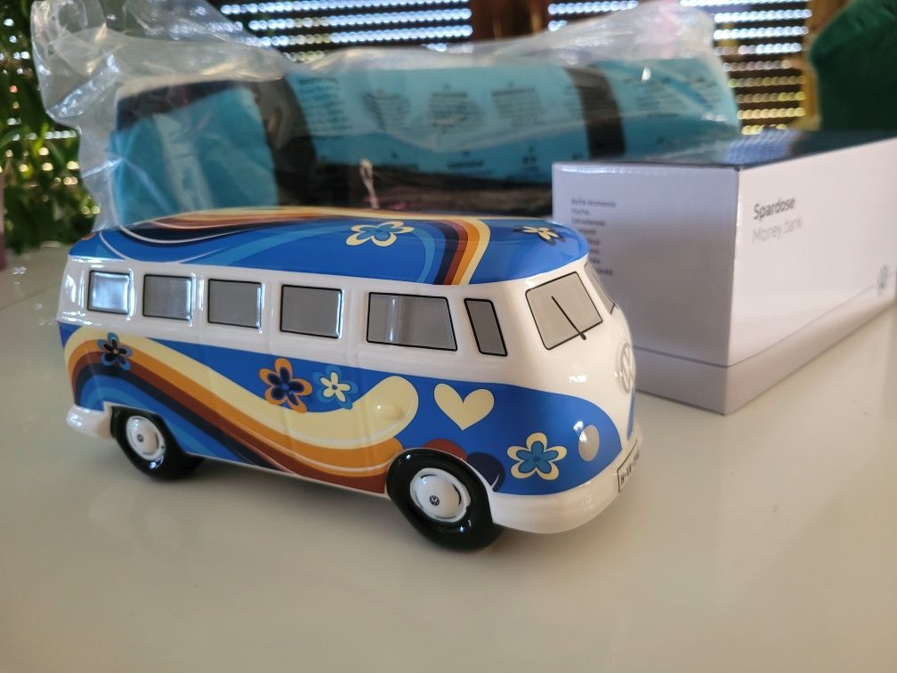 NOWA DUŻA CERAMICZNA Skarbonka Oryginał Salon VW T1 T4 T6 Prezent