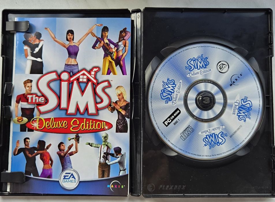 Cena za 2 CD - The Sims Deluxe + The Sims Zwierzaki
