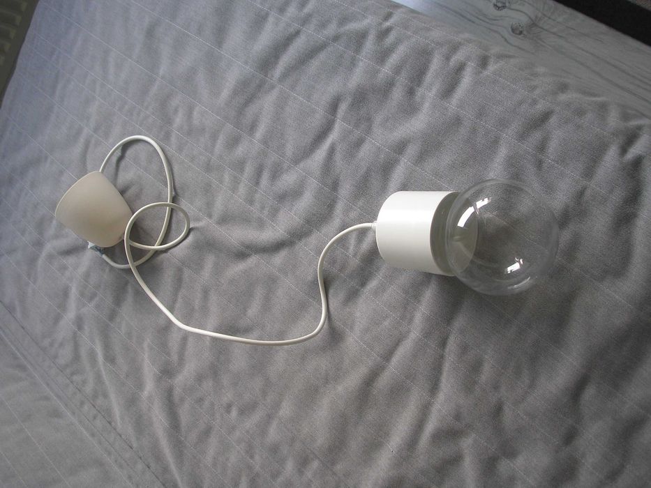 Lampa wisząca z żarówką Biały IKEA