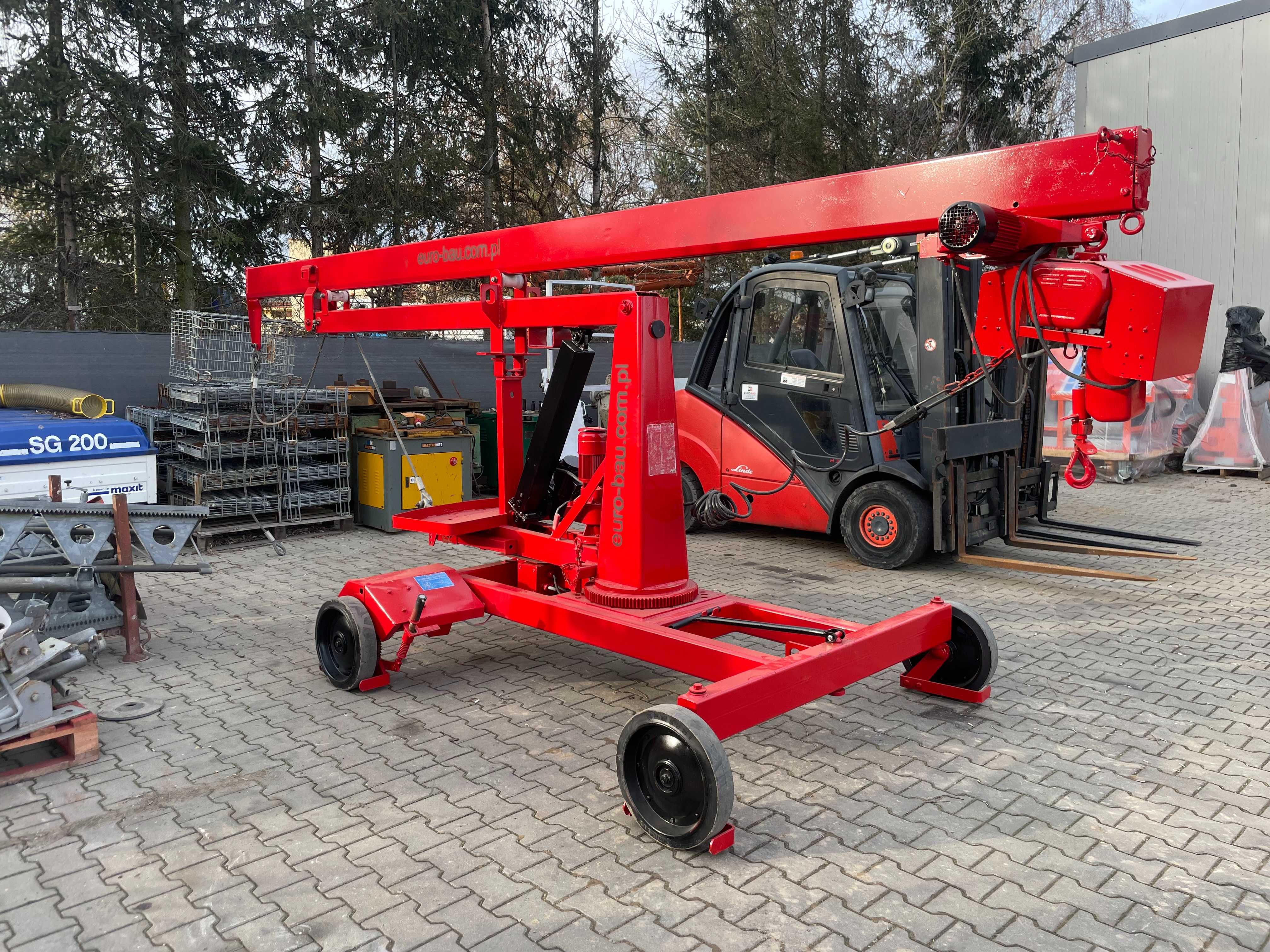 Dźwig Steinweg Bocker MK-300/5 Minikran żuraw wciągarka silki bloczków