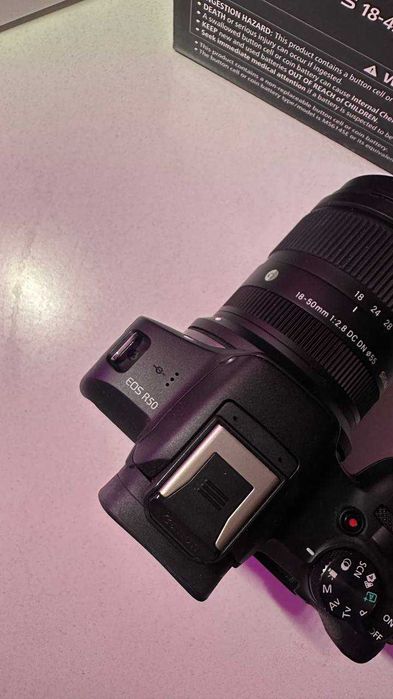 Canon EOS R50 Black(20500) + Sigma 18-50mm f/2.8(19к)