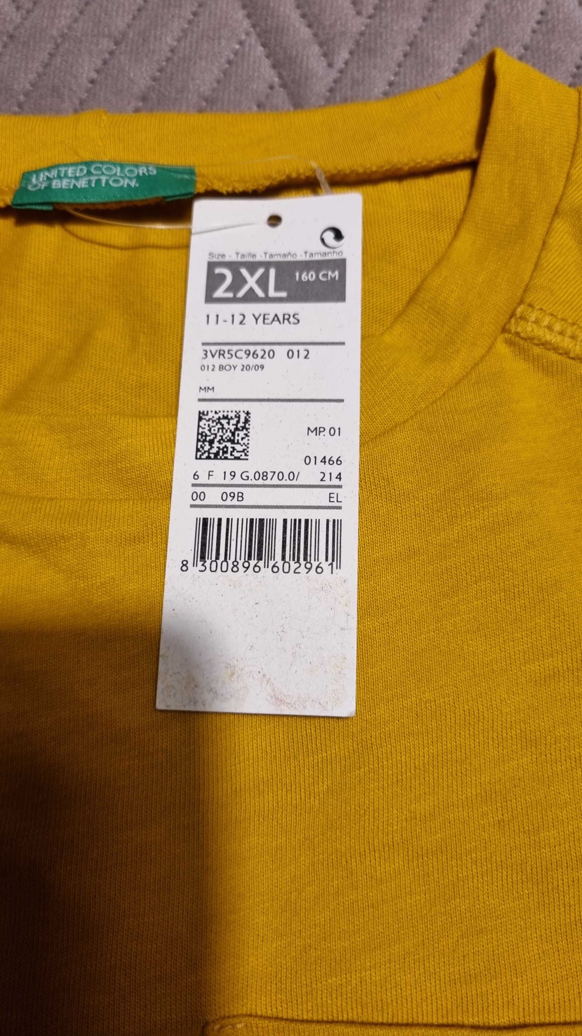 bluzka dziecięca 2xl na 160 cm, United Colors Of Benetton