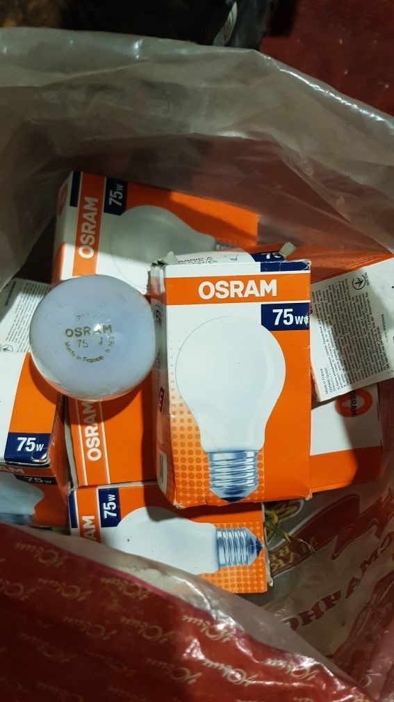 Продам Лампочки,60, 75, 100, 500ват