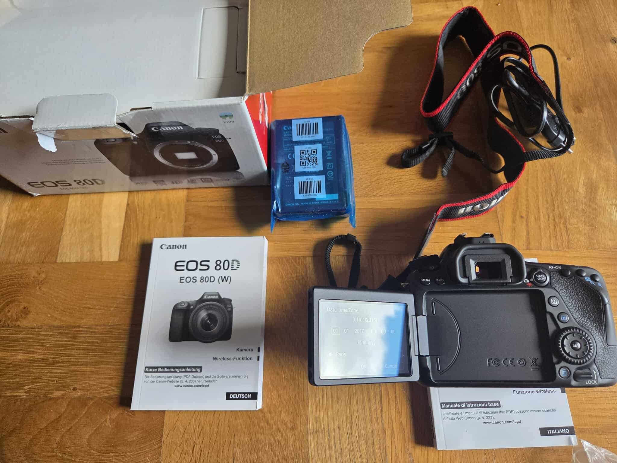 Canon EOS 80D aparat - Wi-Fi i NFC stan idealny