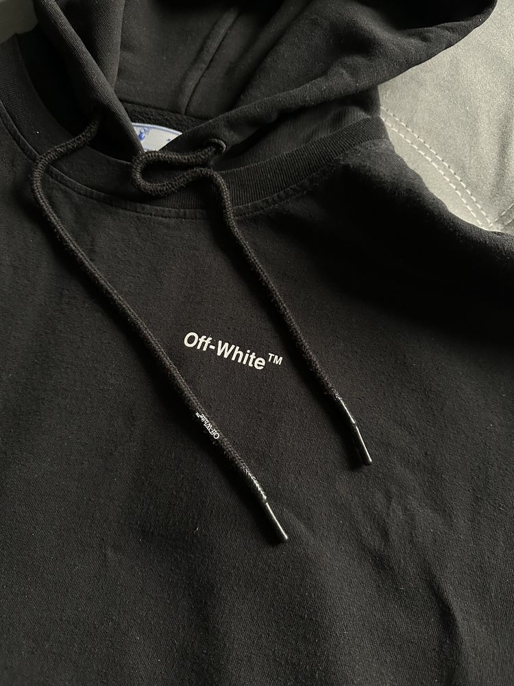 Худі Off-White Double Layered Black Hoodie