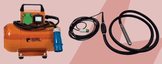 Vibrador betão de alta frequência monofásico