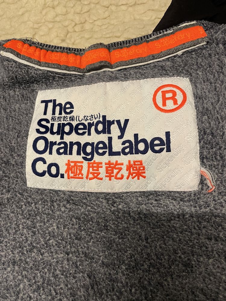 Superdry orange label bluza