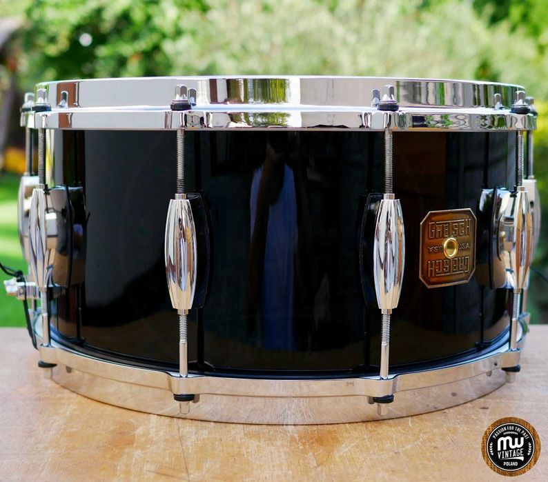 Werbel Gretsch Square Badge Jasper 14” x 7” Nr 1 Fat Flying Vintage ‼️