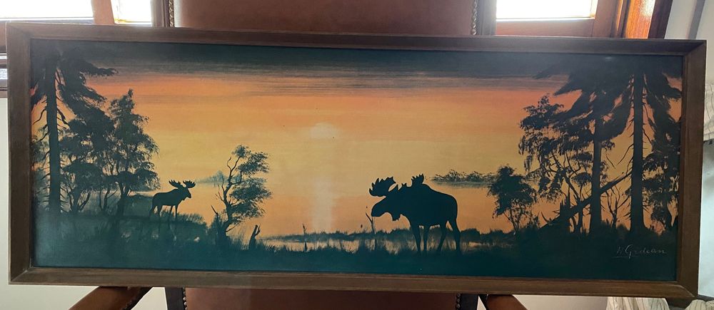 Quadro pintado a óleo