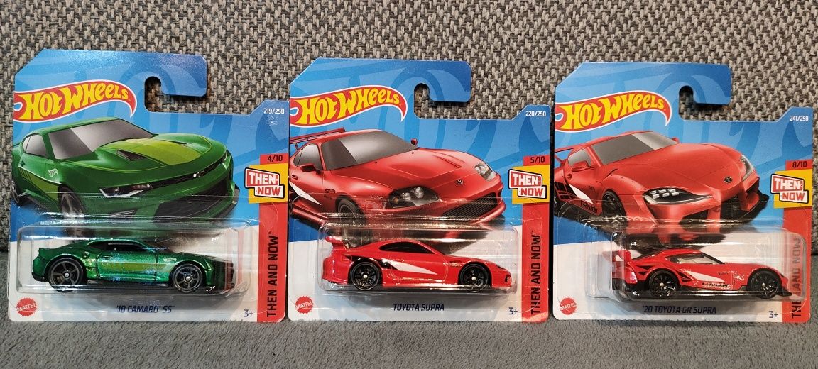 Hot wheels Main Then And Now Toyota Supra/Camaro SS
 CHAMPS
 CHAMPS