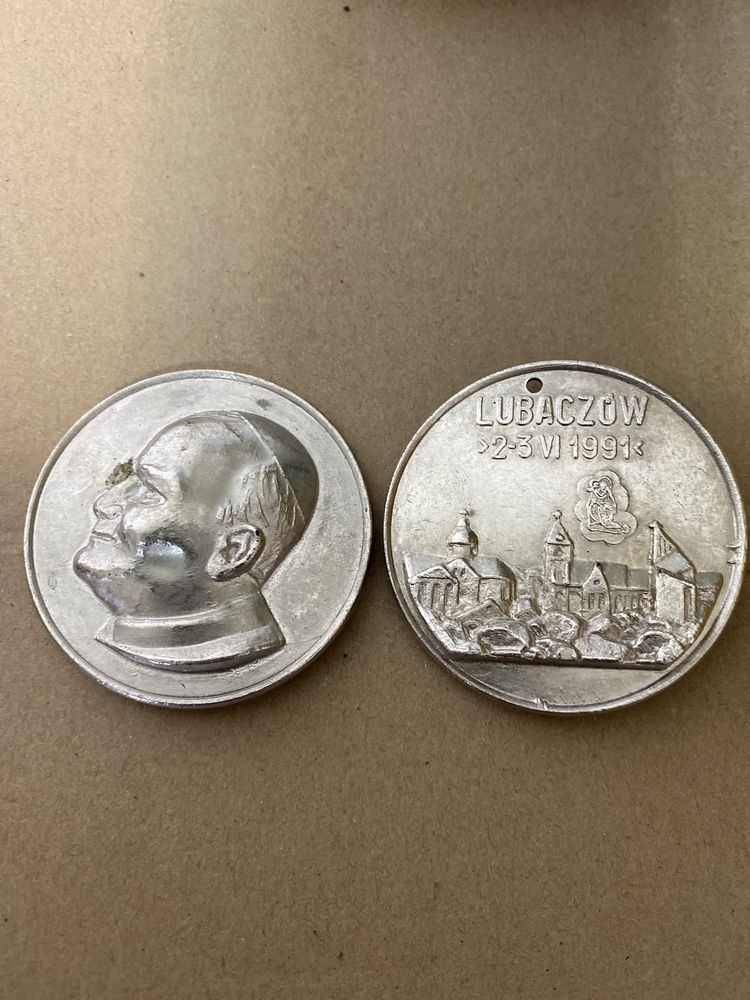 Medal Jan Paweł II Lubaczów 1991 r.