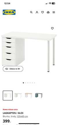 Biurko IKEA 120x60