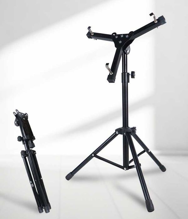 Пед барабанный со стойкой 30 см, тренировочный пэд для барабанщика