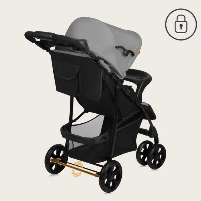 WÓZEK Spacerowy Spacerówka LEKKI Składany Duże Koła + TORBA