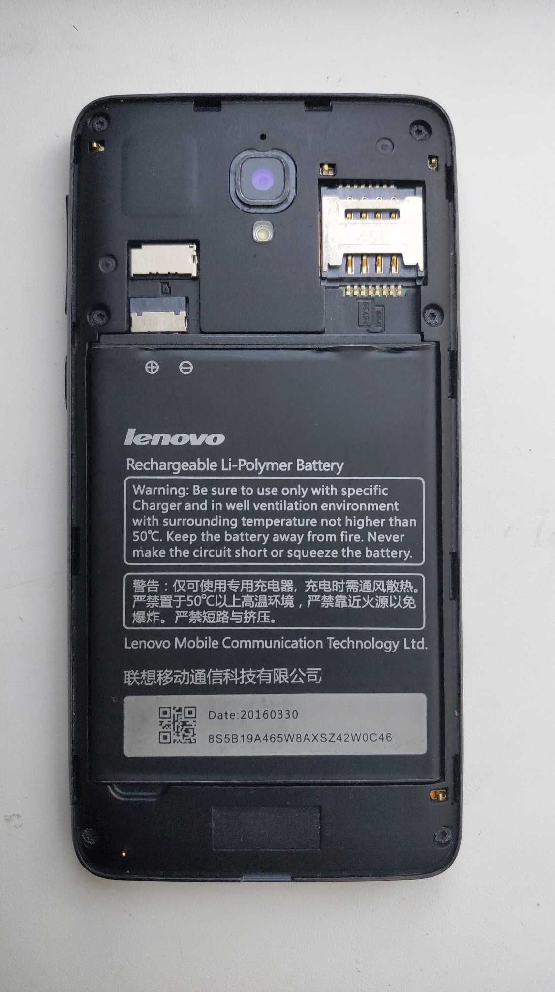 Смартфон Lenovo S660 (новый аккумулятор)