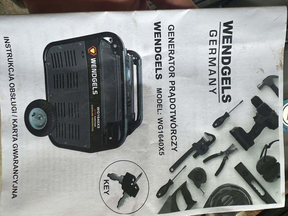 Продам два бензинових генератори Wendgels Germany 7.1 KW/400V