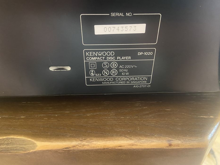 Стерео ресивер и проигрыватель компакт дисков Kenwood KR-A5020