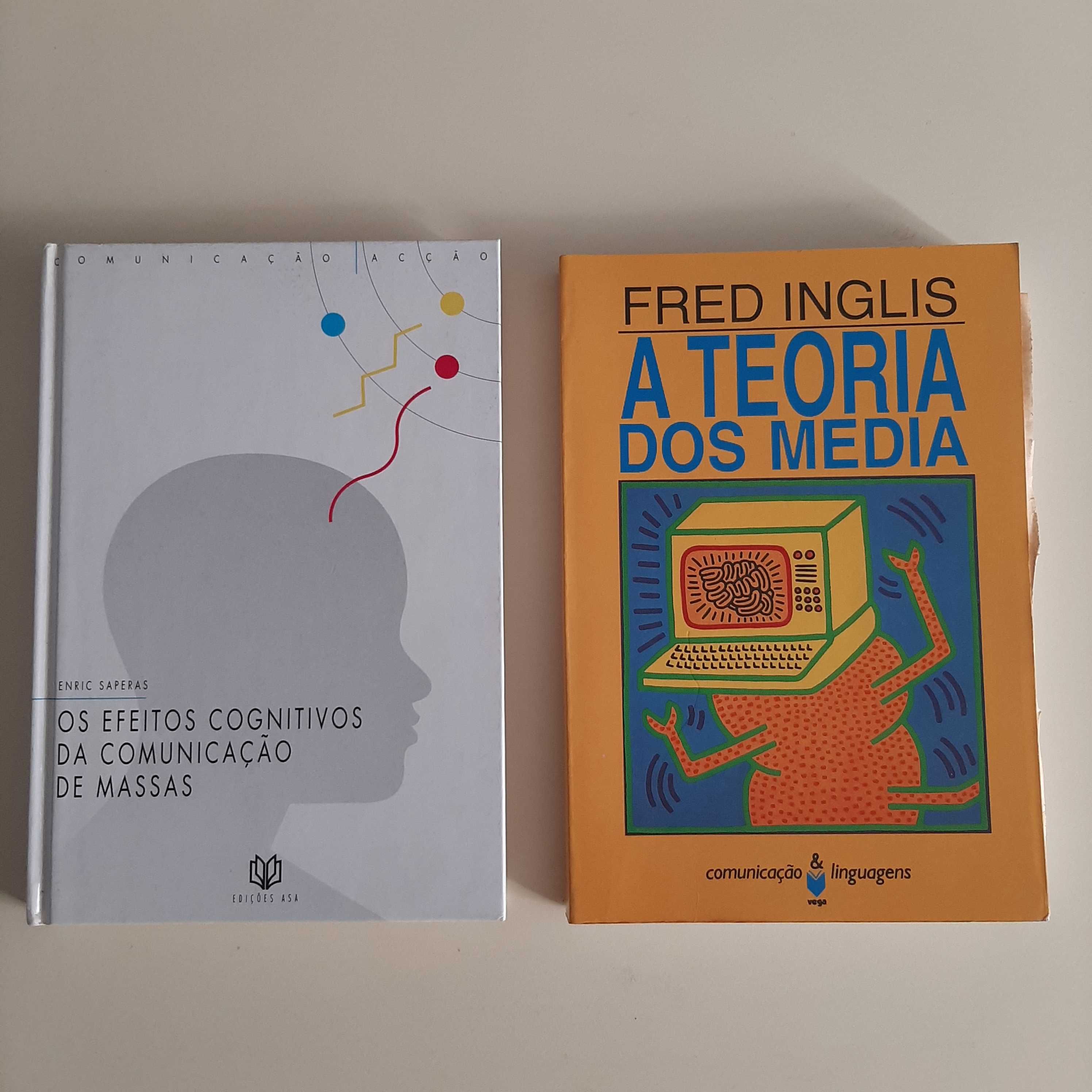 Livros sobre teoria da comunicação, media, jornalismo e internet