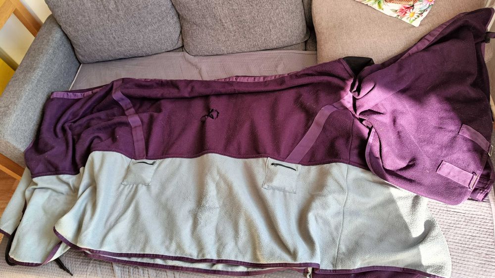 Derka polarowa z kapturem Busse Comfort Plus 155 cm