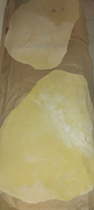 Makaron wiejski domowy.