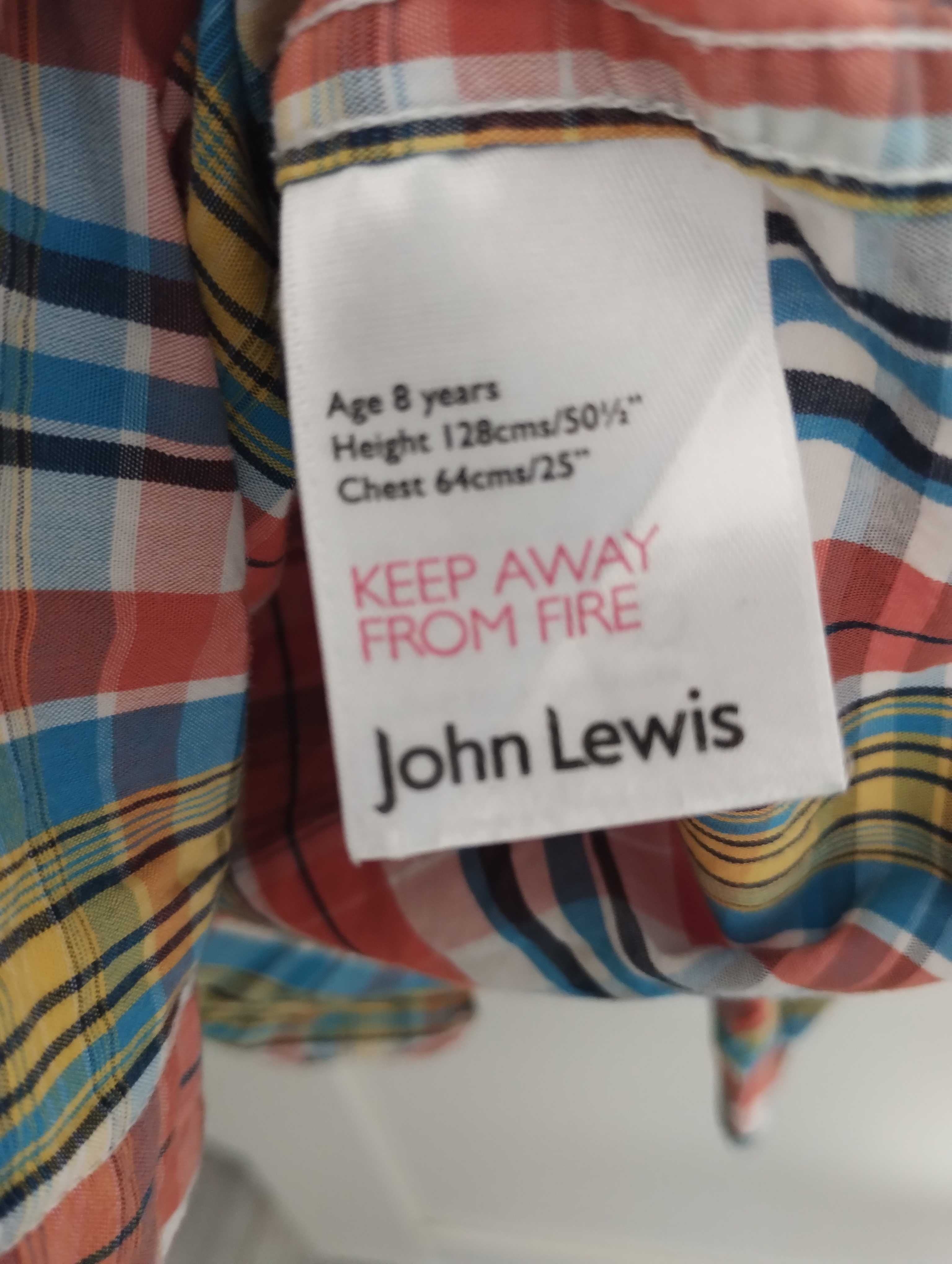 Koszula John Lewis r 128 100%bawelna