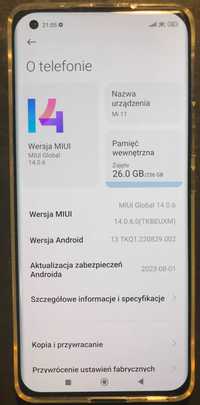 Idealny Xiaomi Mi 11 Midnight Grey 8/256GB 5G dualSIM