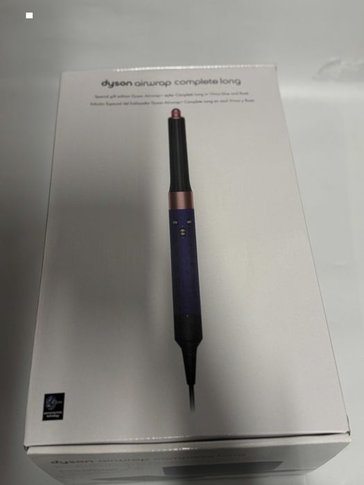 Nowa suszarko-lokówka Dyson airstrait long hs05 blue-gold